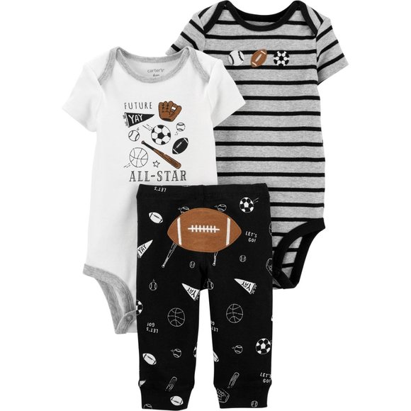 Carter's Other - NWT!Carter's 3-Piece Football Little Character Set